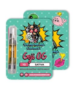 Deadhead Chemist THC Vape Cartridge 1G | Goji OG Sativa